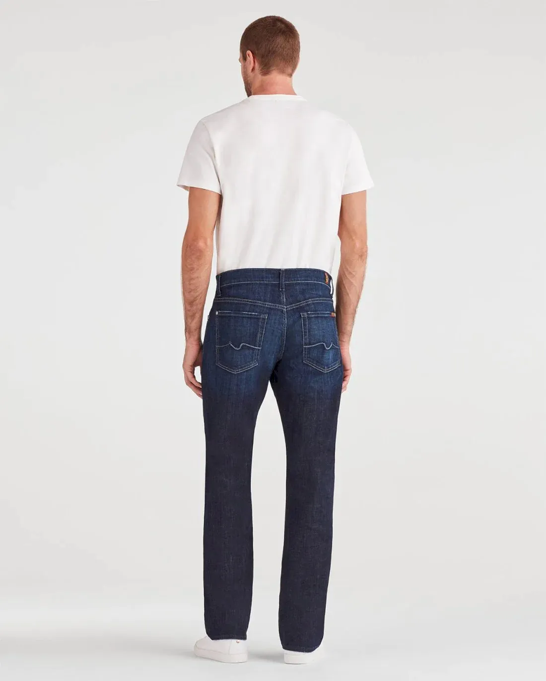 Austyn Relaxed Straight Jeans in Los Angeles Dark