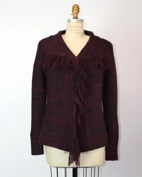 Baby Alpaca Fringe Cardigan