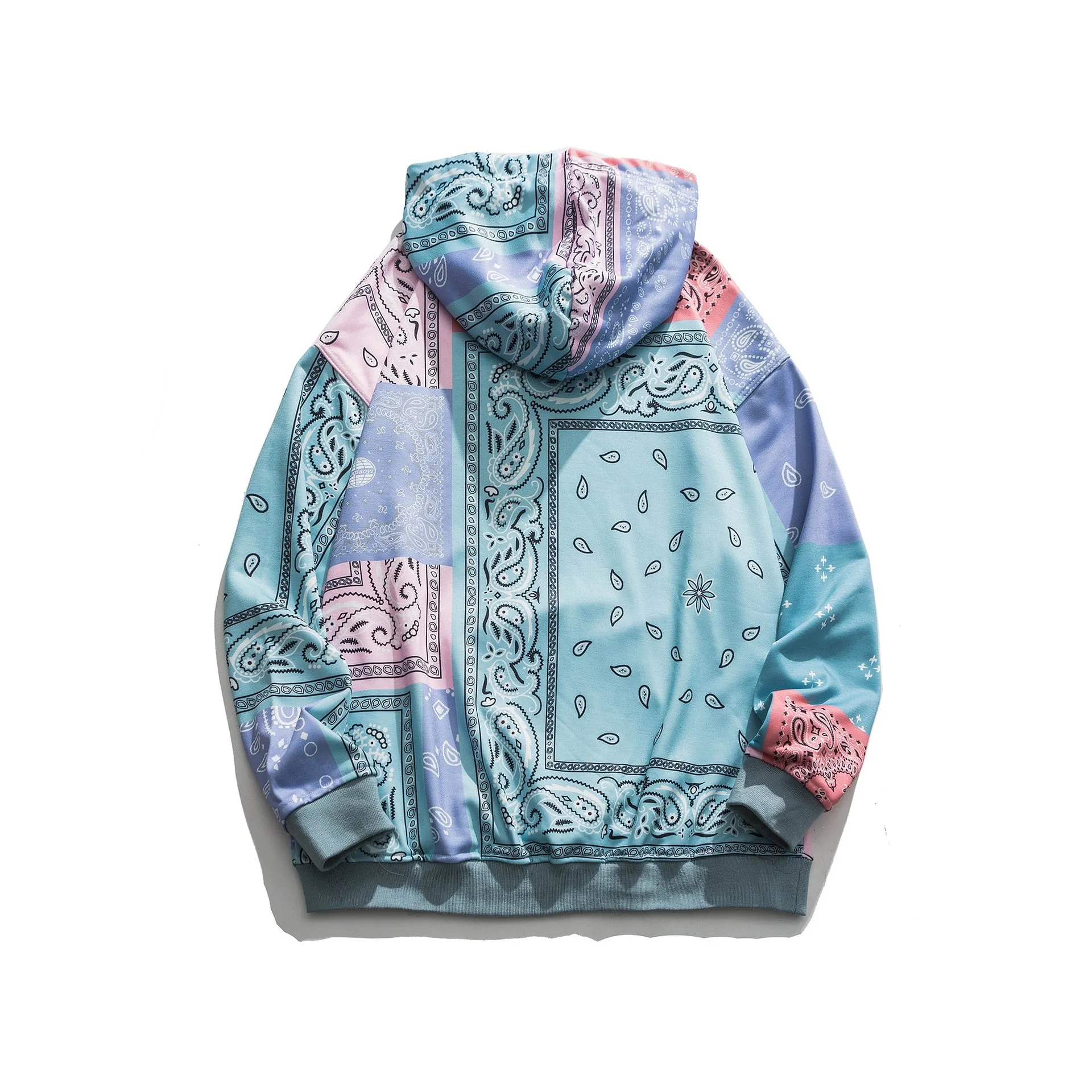 Bandana Patchwork Hoodies