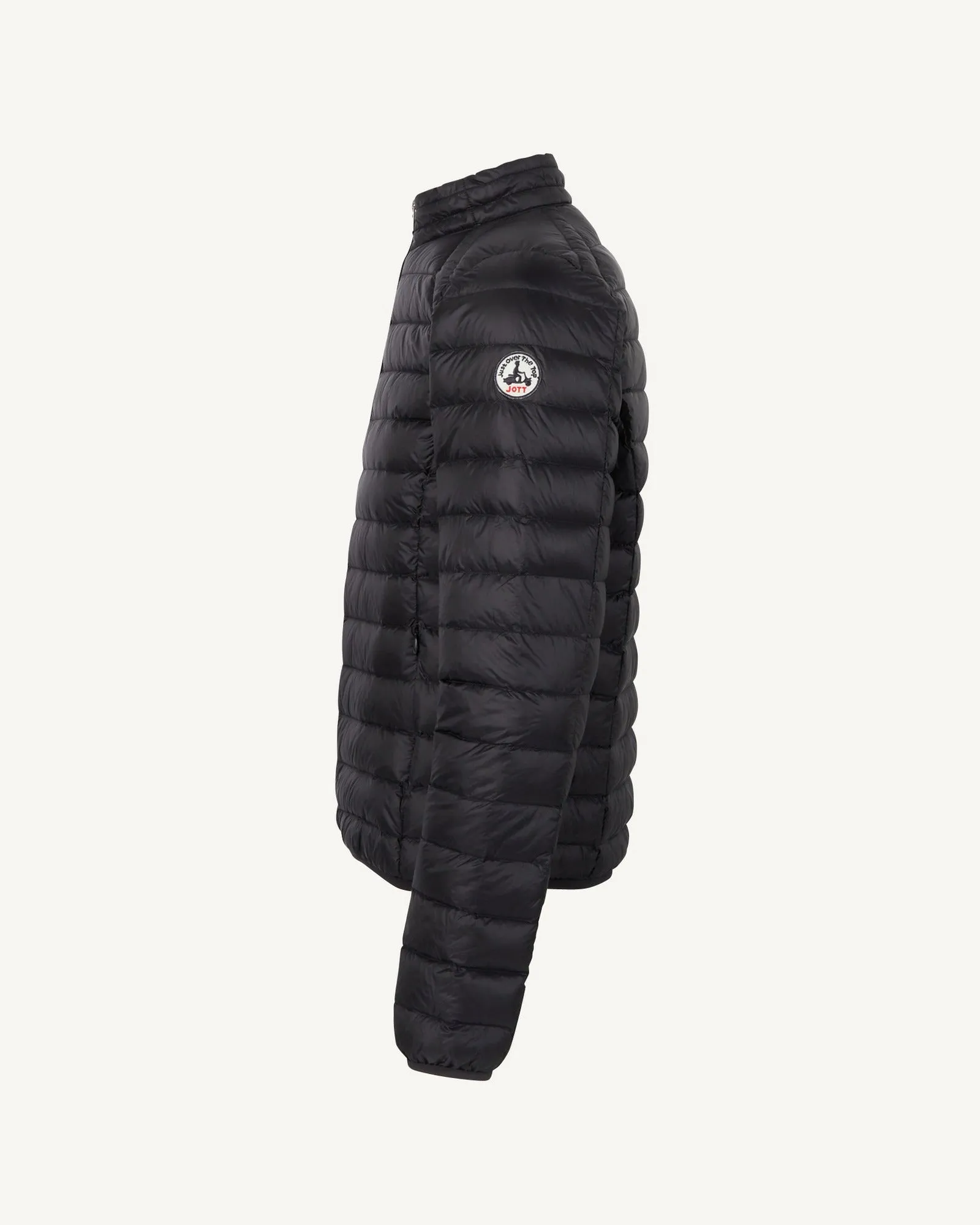 Black Lightweight down jacket Mat