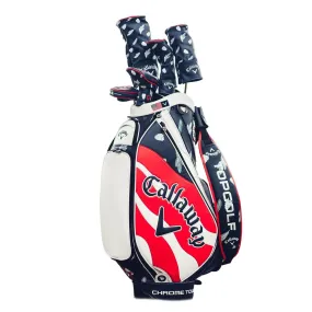 Callaway US Open 24 Chrome Tour White Staff Bag