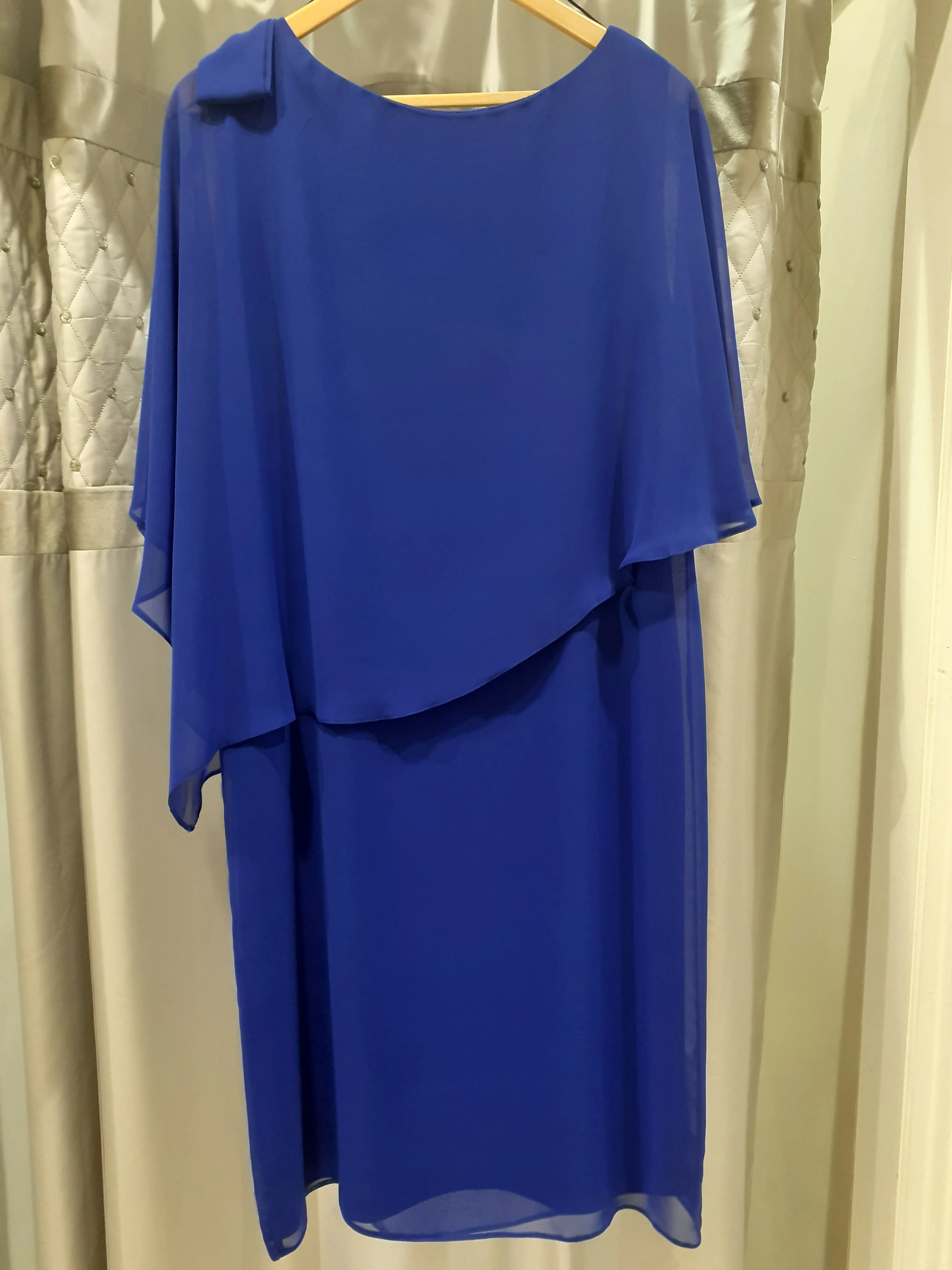 Chiffon cape  style dress