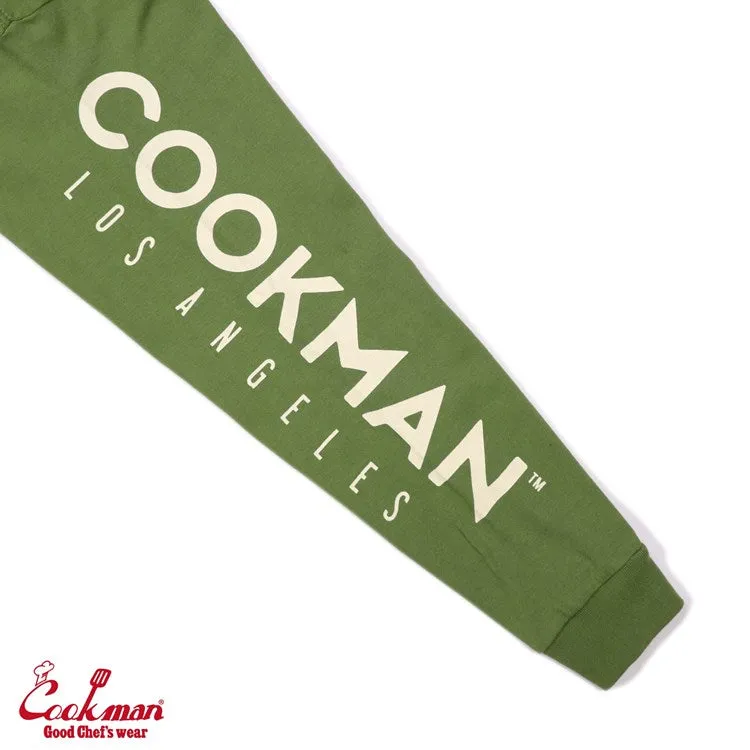 Cookman Long Sleeve T-shirts - Pizza : Green