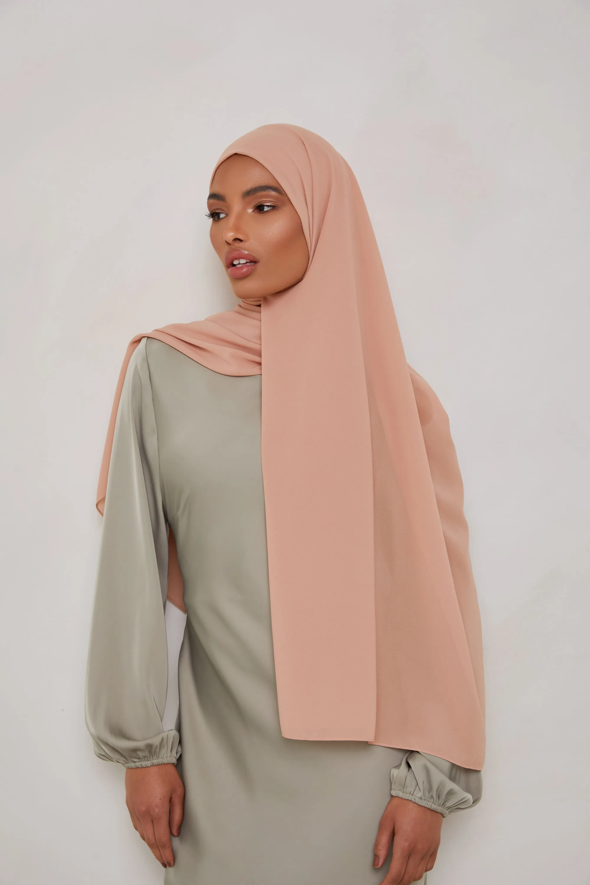 Essential Chiffon Hijab - Almond