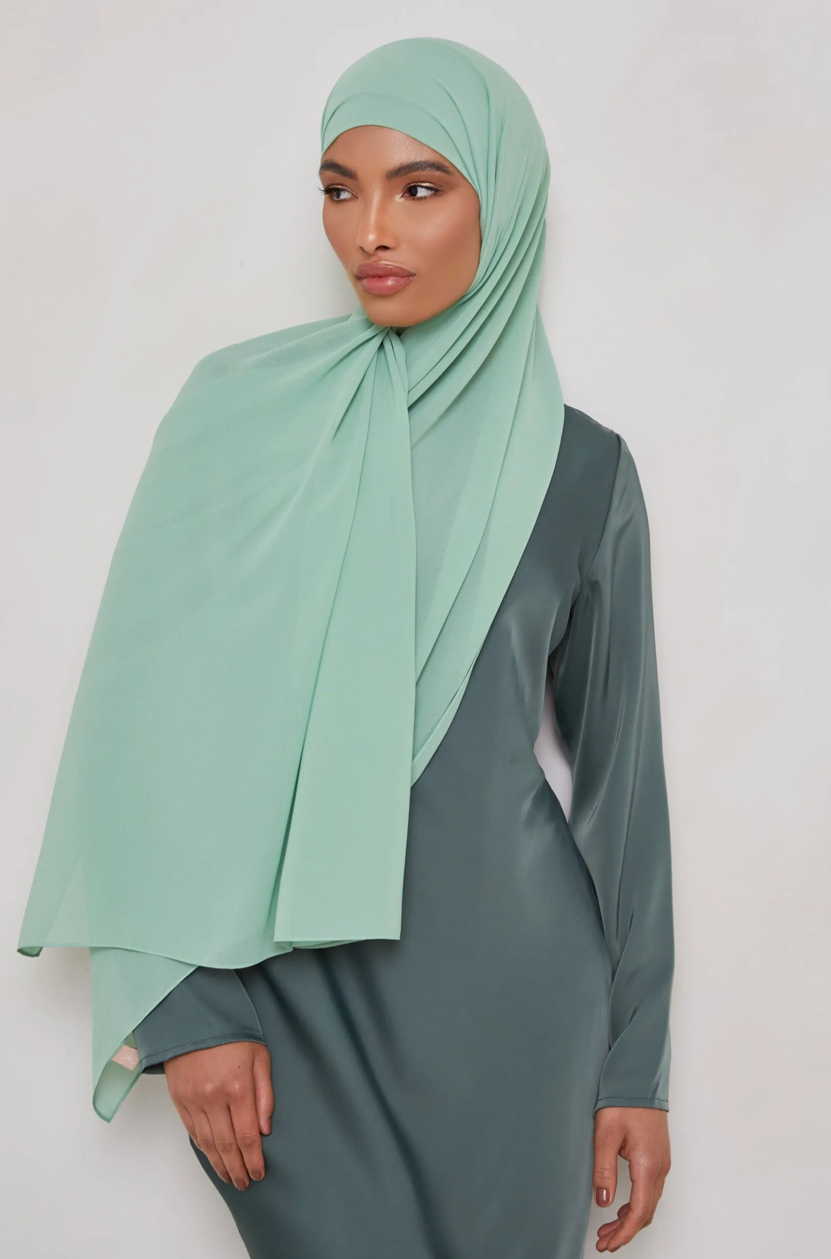 Essential Chiffon Hijab - Tea Green