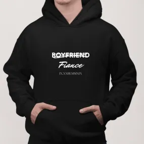 Fiance Custom Couple Hoodie With Date