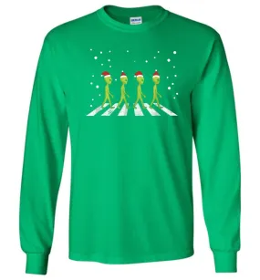 Funny Aliens Christmas Long Sleeve T-Shirts