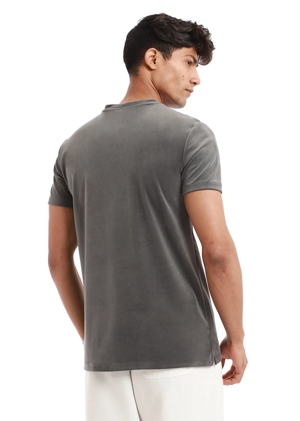 Glacier Gray Suede T-shirt