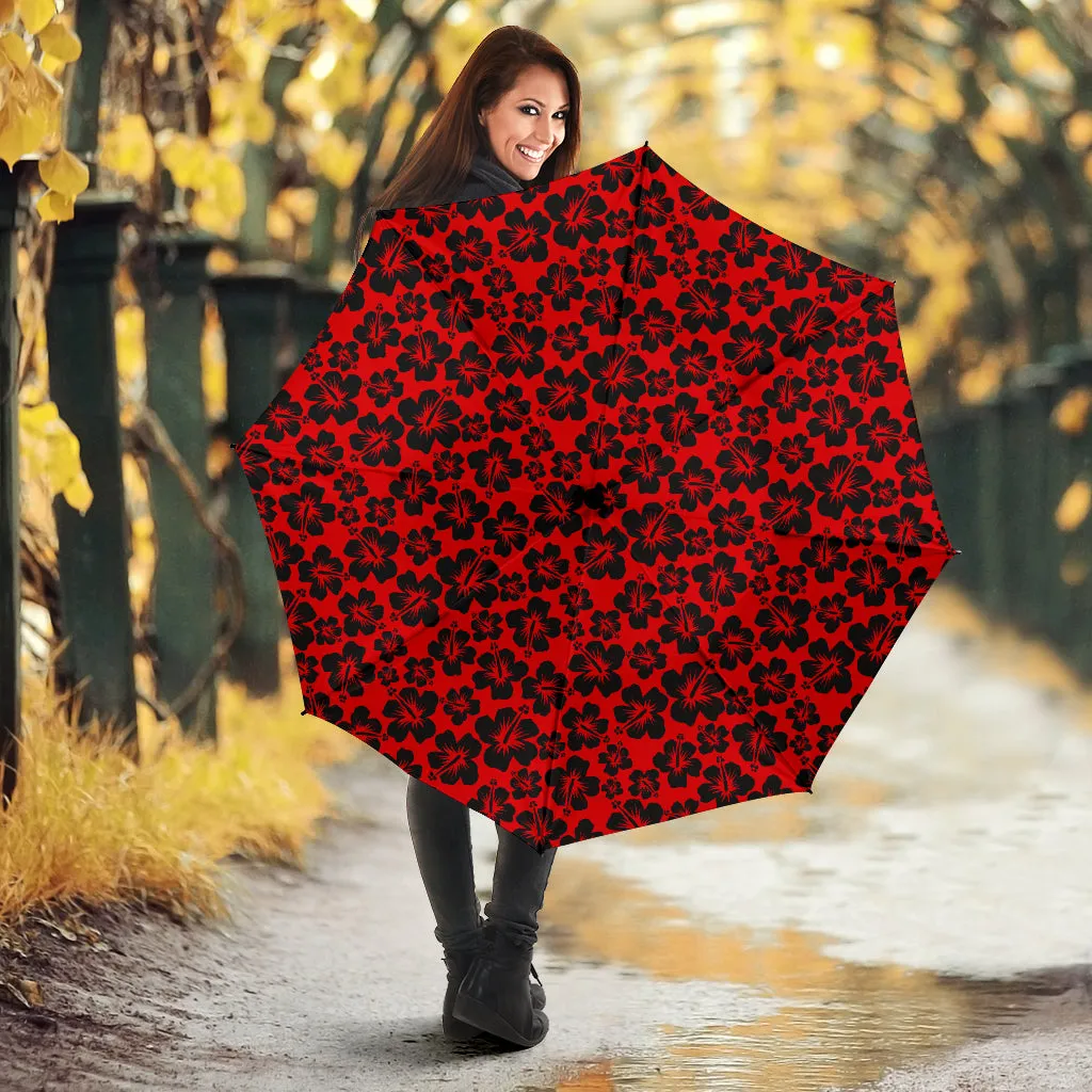 Hibiscus Print Unisex Umbrella