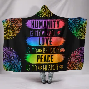 Humanity Hooded Blanket