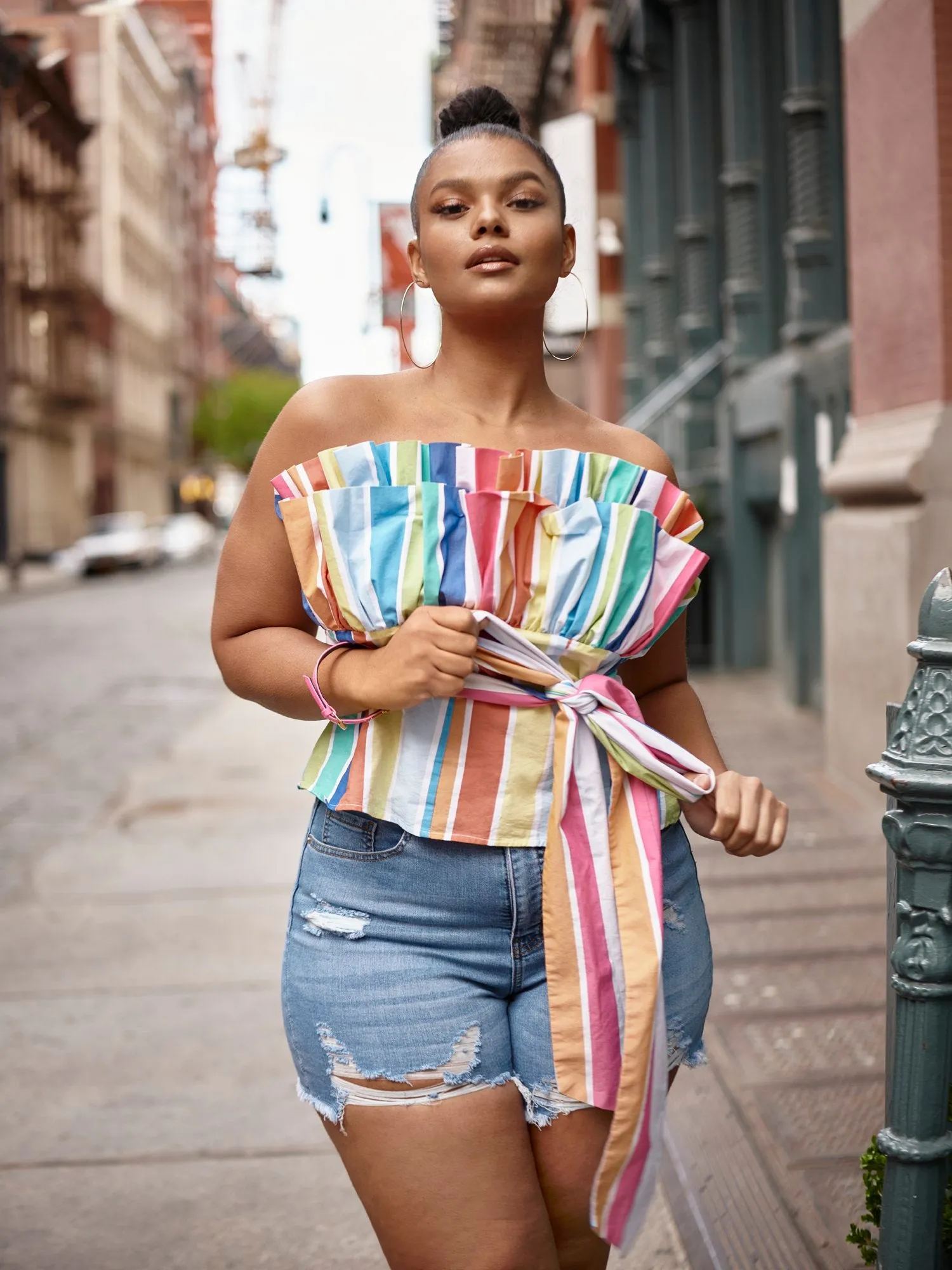 Karlie Stripe Bustier