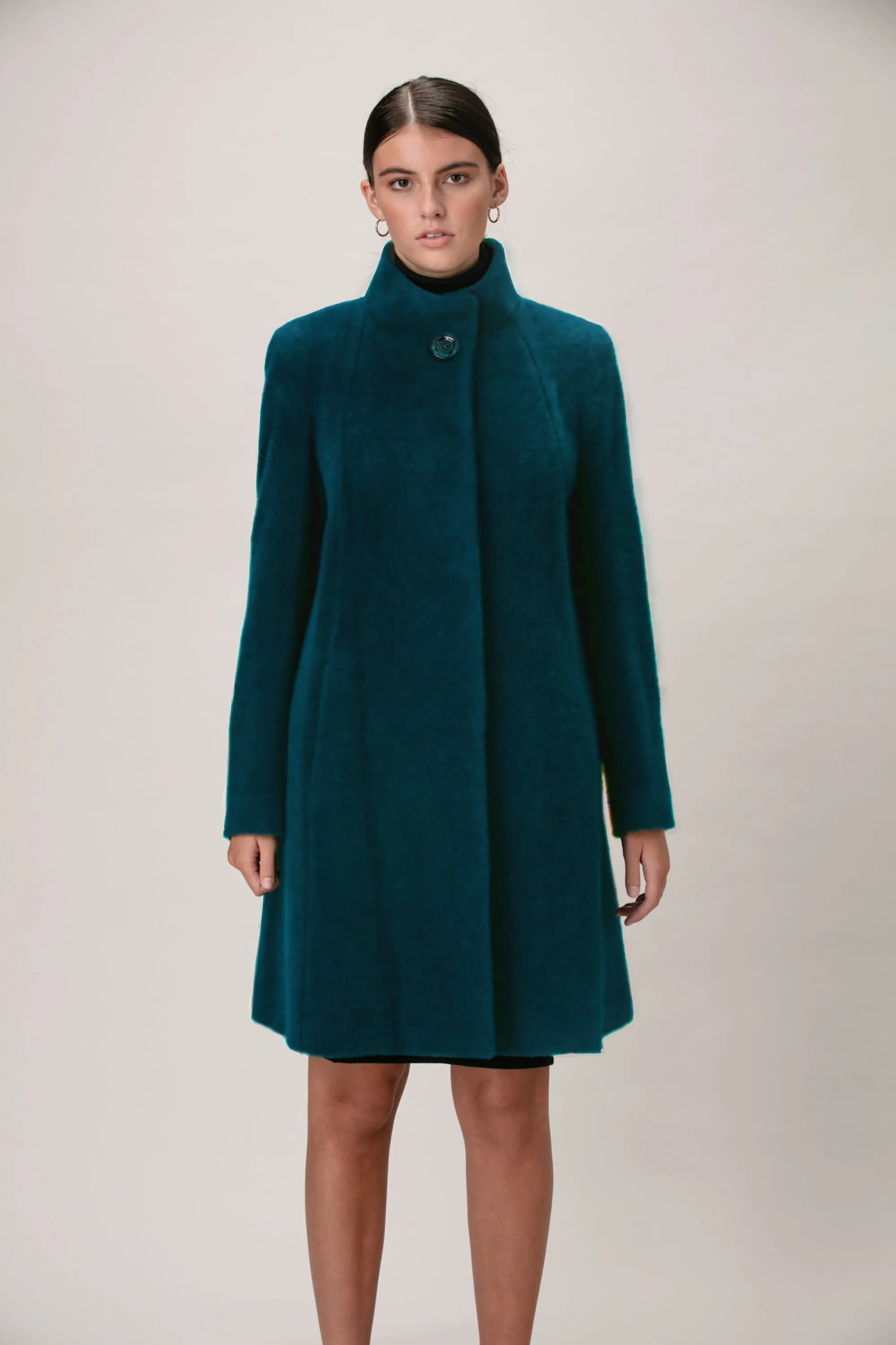 LOLA Wool & Cashmere A-Line Coat 1478