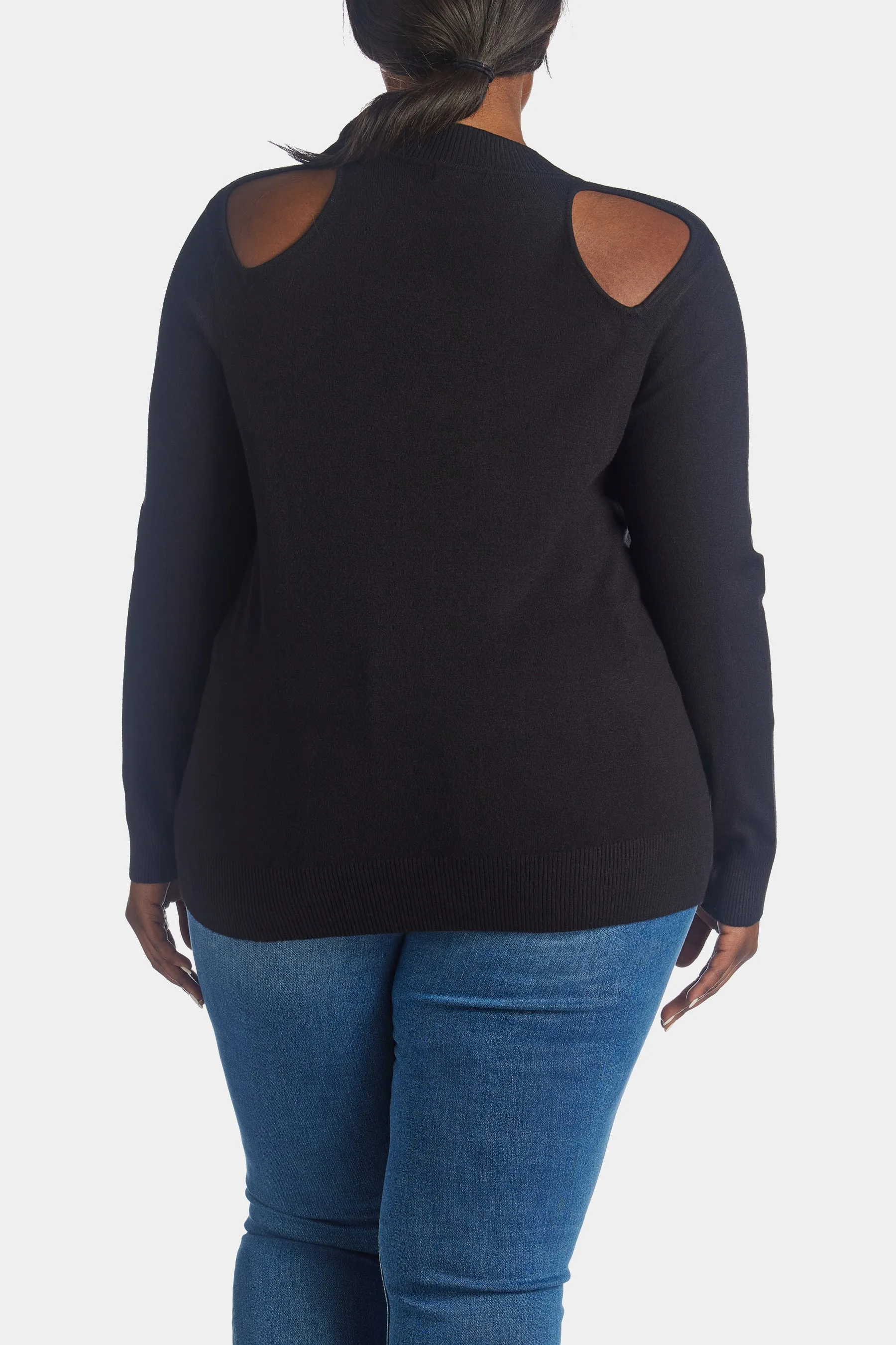 Long Sleeve Mock Neck Pullover