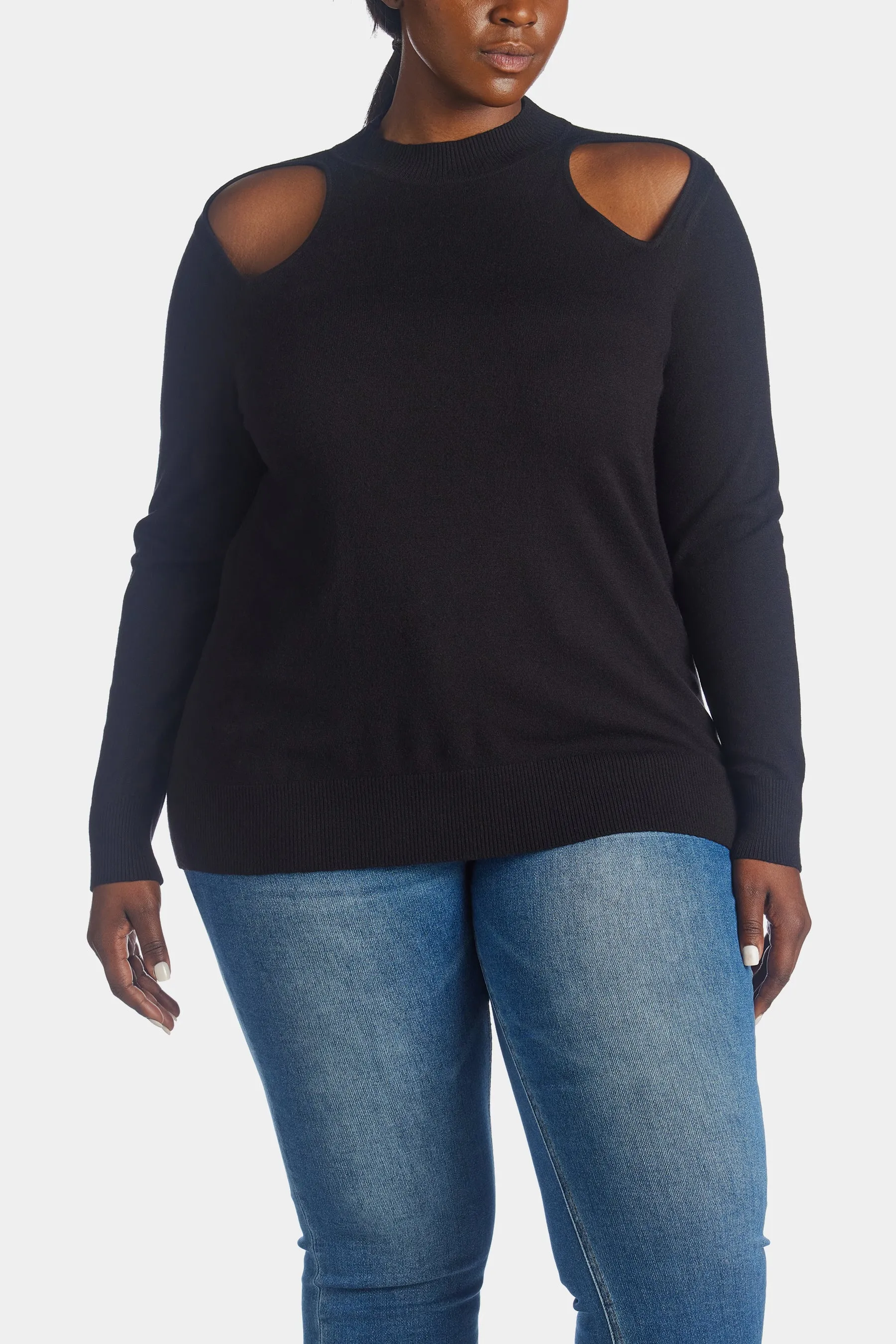 Long Sleeve Mock Neck Pullover