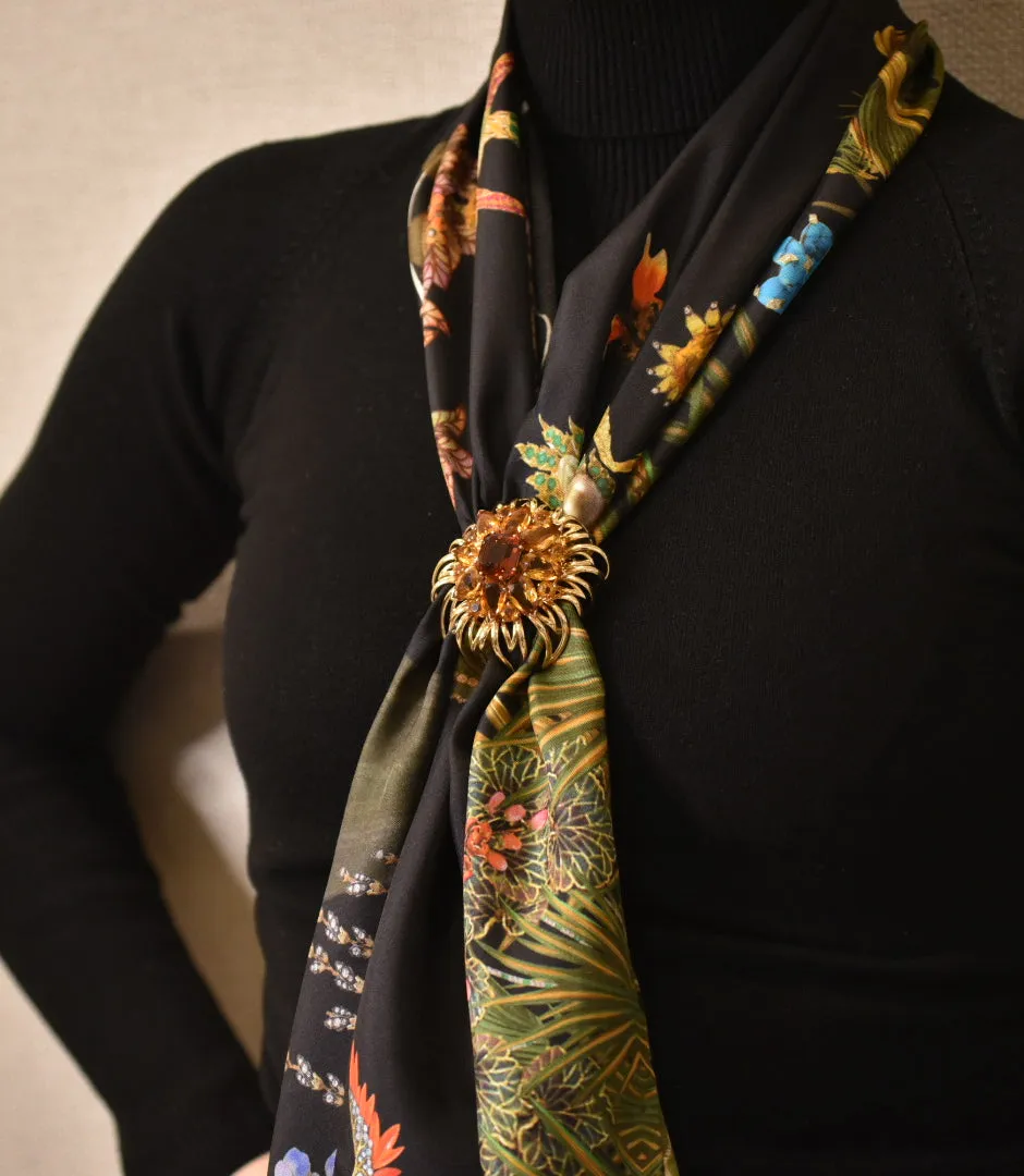 Macklowe Gallery "Tropicalia" Silk Scarf