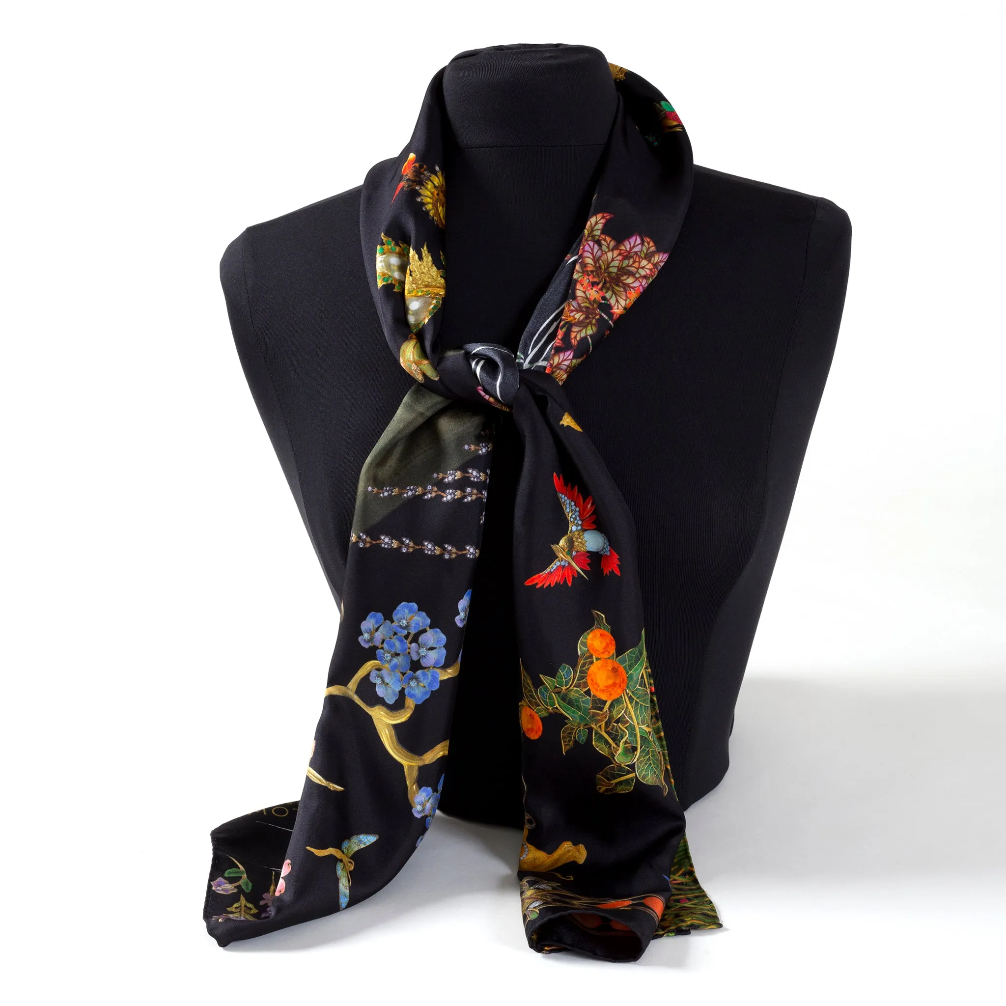 Macklowe Gallery "Tropicalia" Silk Scarf