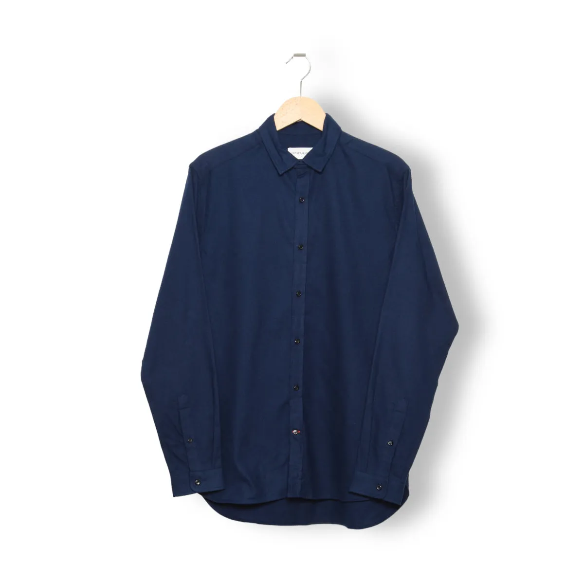 Oliver Spencer Clerkenwell Tab Shirt Marcia navy