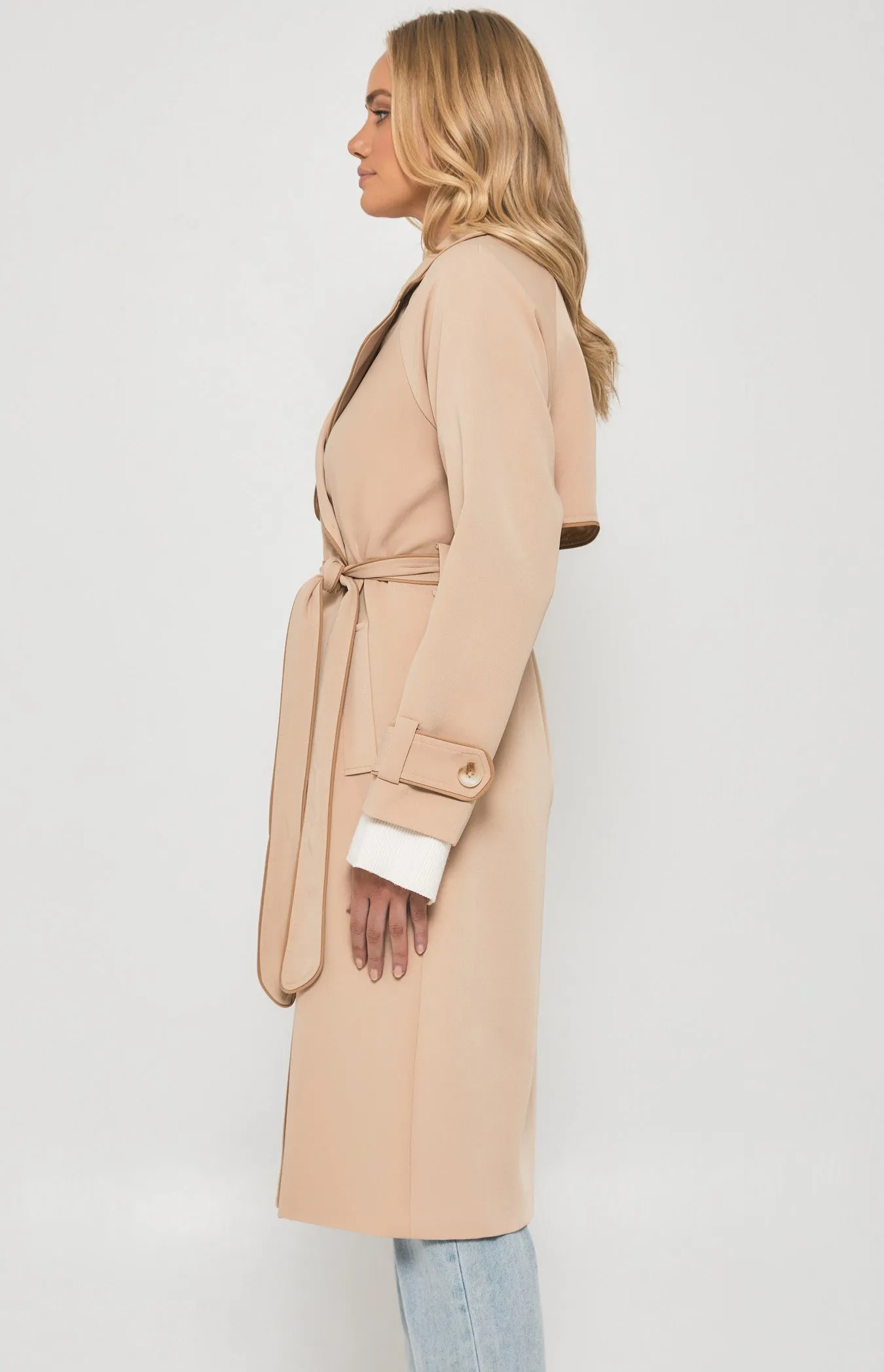 Pipa Trench Coat Tan