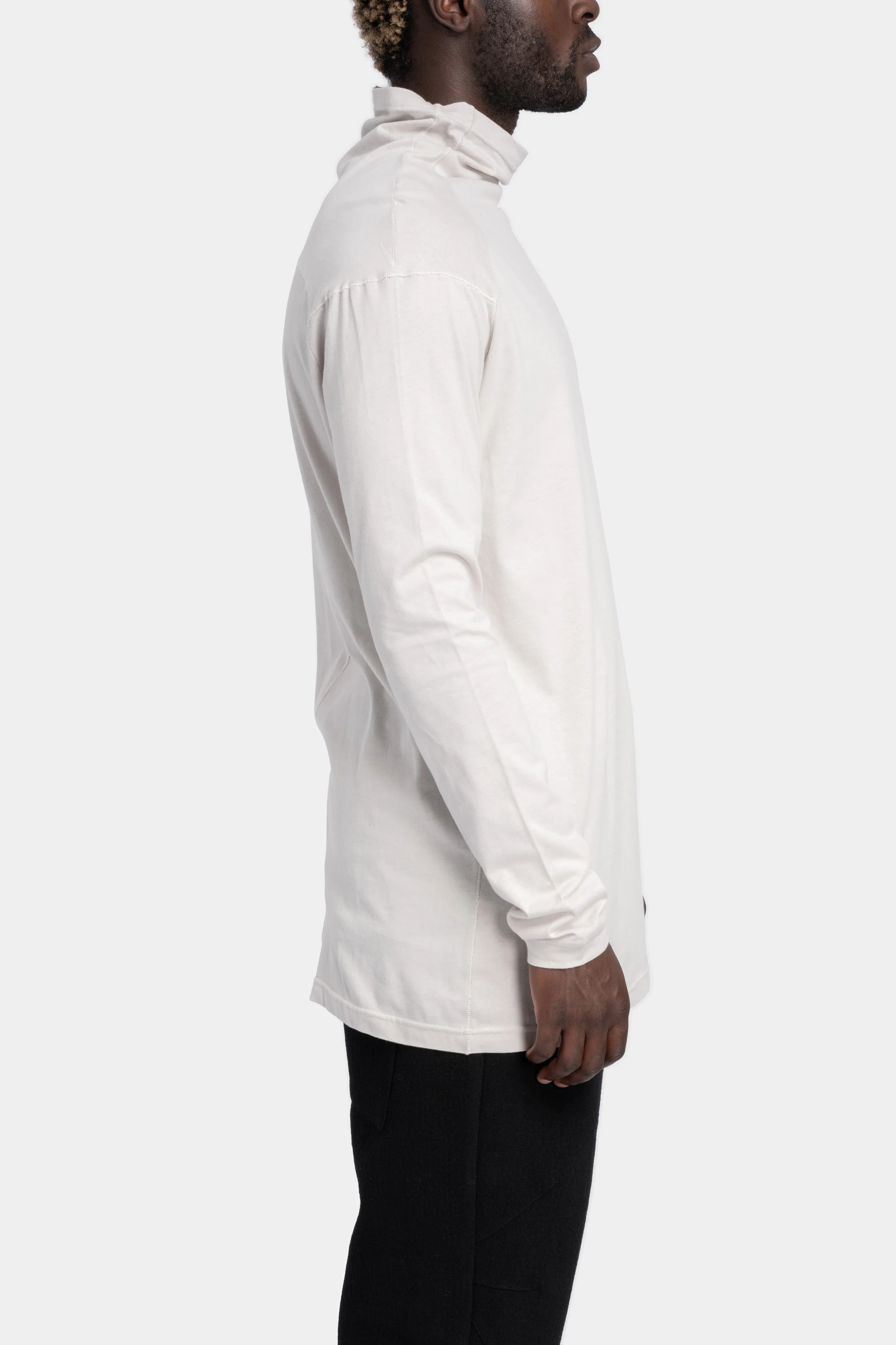 Raglan LS turtleneck T-Shirt, Off White