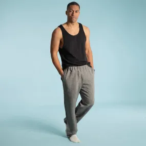 SAN DIEGO 100% Organic Linen Relax Lounge Pants (Covered Organic Elastic Waistband, OC Thread) (100% Biodegradable)