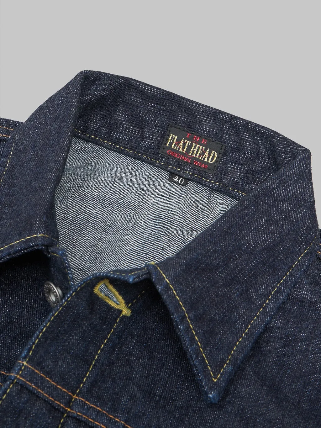 The Flat Head 14.5oz 40's Denim Jacket