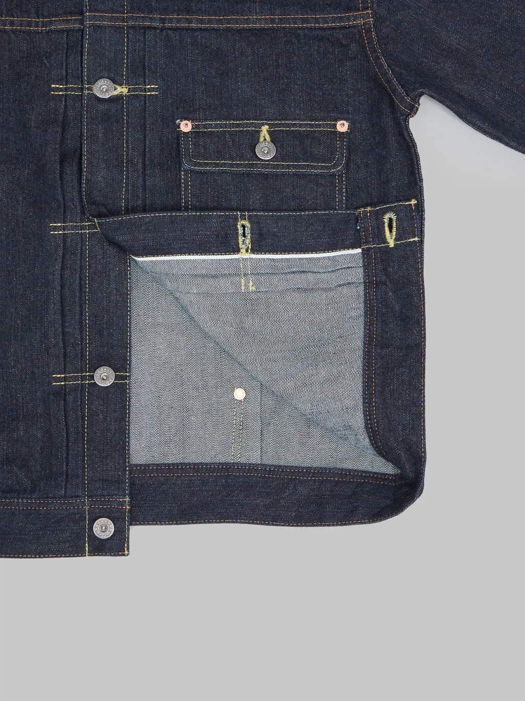 The Flat Head 14.5oz 40's Denim Jacket