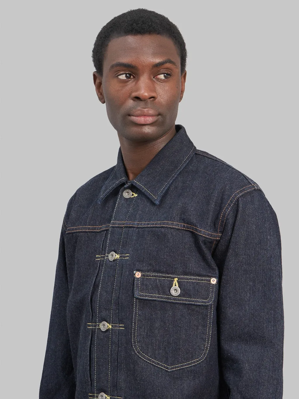 The Flat Head 14.5oz 40's Denim Jacket