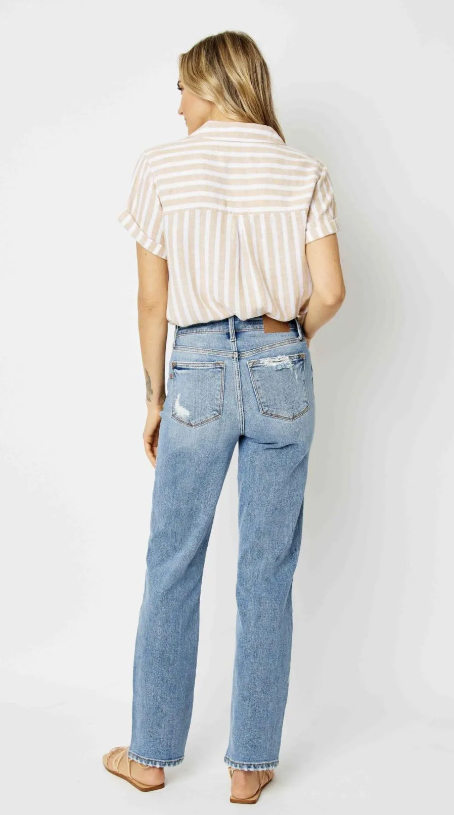 Walk on the Wild Side Straight Leg Jeans